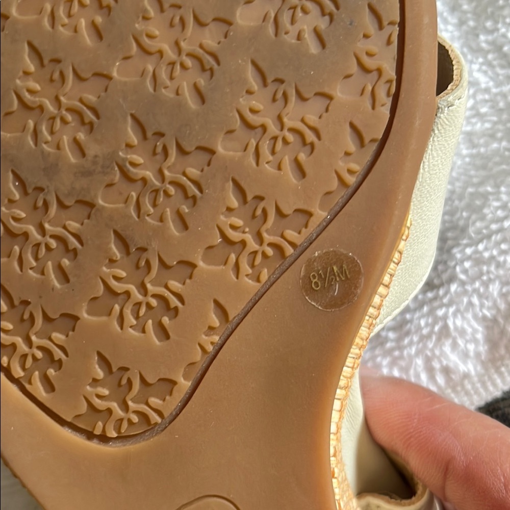 Nurture by Lamaze Cream and Brown Strappy Sandals - Picture 5 of 7
